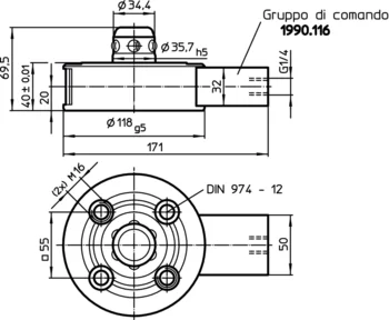                                             Mo­du­lo base componibile, idraulico
 IM0000658 Zeichnung it
