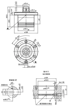                                             クランプ・エレメント 油圧単動式、リフト機構付
 IM0000679 Zeichnung jp
