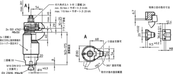                                             フローティングクランプ クランプとロックが同時 M16
 IM0001859 Zeichnung jp

