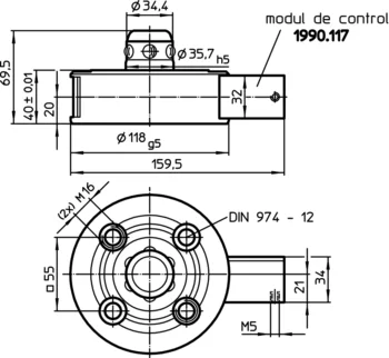                                             Ele­mente de co­nec­tare modulare, cu acţionare pneumatică
 IM0000642 Zeichnung ro
