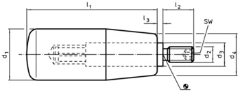                                             Mânere cilindrice rotativ
 IM0001257 Zeichnung ro
