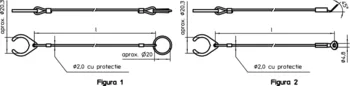                                             Ca­bluri de fi­xare pentru ştifturi cu bile pentru filet
 IM0013228 Zeichnung ro
