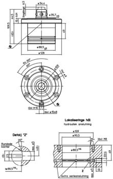                                             Kopplingselement hydrauliskt, enkelverkande med upplyftning
 IM0000674 Zeichnung se
