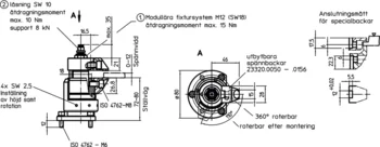                                             Flytande Spännare kompakt konstruktion, separat spänning och låsning, M 12
 IM0009399 Zeichnung se
