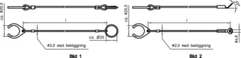                                             Hållare för gängad låspinne
 IM0013232 Zeichnung se
