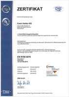 Zertifizierung nach EN 9100:2016